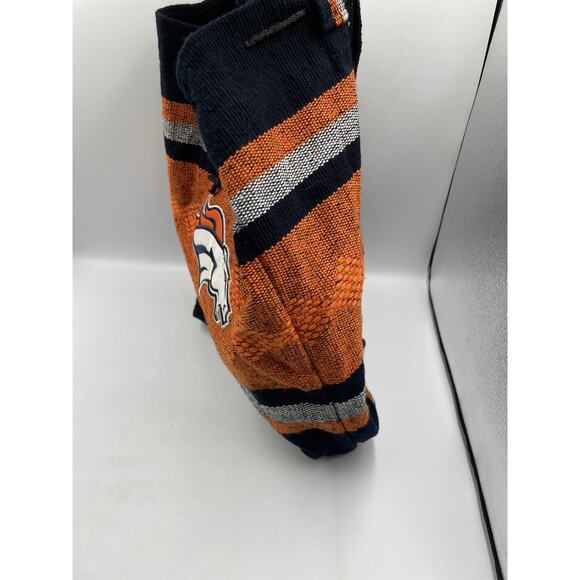 Denver Broncos Woven Backpack with Drawstring Closure NWOT - Picture 5 of 6